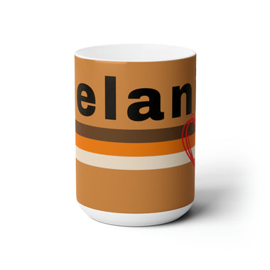 Melanin Love, coffee cup, ceramic Mug 15oz, graphic cultural design