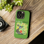 LIFE IS SHORT TRAVEL LIME GREEN Tough Cases ACCESSORIES