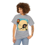 Ballon Girl, Graphic fun T-shirt, artistic shirt, custom design