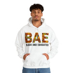 BAE black and educated kente cloth graphic print hoodie sweatshirt