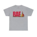 BAE BLACK AND EDUCATED RED  Heavy Cotton Tee  SISTERHOOD