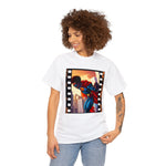 BLACK SUPER TEEN Cotton Tee of Unisex Heavy Cotton Tee GOOD VIBES