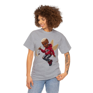 Atlanta Falcons Tinker Bell 3 Unisex Heavy Cotton Tee