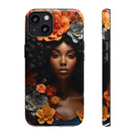 BEAUTIFUL BLACK WOMAN ORANGE Tough Cases ACCESSORIES