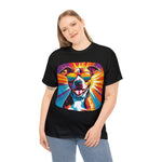 Pit Bull in shades, cool t-shirts, dog graphic shirts, fun shirts with dogs, unisex t-shirts