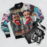 Betty Boop, Betty Boo Bomber, Betty Boop Jacket, Betty Boop Sublimation, Cute Betty Boop, (AOP)