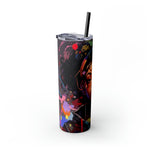 BEAUTIFUL BLACK YOUNG GENERATION Skinny Tumbler with Straw, 20oz  CULTURAL GIFTS AND ACCESSORIES