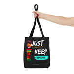 Copy of JUST KEEP READING Tote Bag UNISEX MESSENGER BAG  ACCESSORIES KIDS