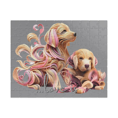 Golden Retriever, Golden Retriever Puppies, Puppy Puzzle, Dog Lover Gift, Gift for Her, Puzzle (110, 252, 520, 1014-piece)