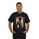 Black Super Man, Superman Shirt, Superman Tshirt, Black Super Hero, Super Hero Shirt