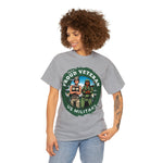 Proud Veteran Women Unisex Heavy Cotton Tee good vibes