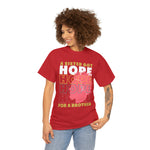 Sister got hope for a brother, custom graphic t-shirt, african american sisterhood designs, empowerment, black lives matter