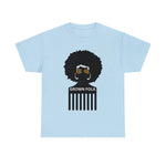 Soul Hair Retro Afro Heavy Cotton Tee of Unisex Heavy Cotton Tee