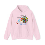 HOME IS WHERE WE PARK IT HOODIE Unisex FAITH AND GOOD VIBES RV SWEATSHIRT