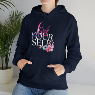 Love Yourself Heavy Blend™ Hooded Sweatshirt Faith wear