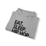 RETRO EAT SLEEP HIP HOP HOODIE Unisex Heavy  Hooded Sweatshirt GOOD  VIBES