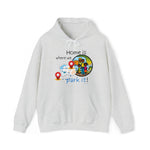 HOME IS WHERE WE PARK IT HOODIE Unisex FAITH AND GOOD VIBES RV SWEATSHIRT