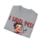 Engagement Shirt, Betty Boop, engagement customer,  wedding engag, unique engagement gift, Christmas engag, gifted engaged, engaging ring