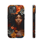 BEAUTIFUL BLACK WOMAN ORANGE Tough Cases ACCESSORIES