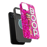 Betty Boop Pink Glitter Magnetic Tough Cases, Boop Lover, Betty Lover, Betty Boop Gift, Boop Lover Gift