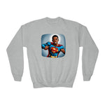 SUPER HERO BOY Crewneck Sweatshirt CULTURAL DESIGNS BACK TO SCHOOL WEAR KIDS