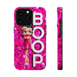 Betty Boop Pink Glitter Magnetic Tough Cases, Boop Lover, Betty Lover, Betty Boop Gift, Boop Lover Gift