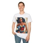 Vintage Wonder Woman, Beautiful Wonder Woman, Superwoman, Wonderwoman, womanly shirt, black super woman