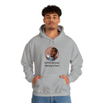 Adulting is Hard graphic hooded sweatshirt African American man cultural wear