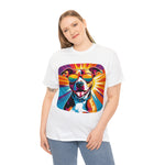 Pit Bull in shades, cool t-shirts, dog graphic shirts, fun shirts with dogs, unisex t-shirts