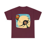 Ballon Girl, Graphic fun T-shirt, artistic shirt, custom design