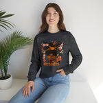 HALLOWEEN QUEEN Unisex Crewneck Sweatshirt GOOD VIBES SISTERHOOD