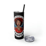 TRUST THE PROCESS PRAYER WORKS Skinny Tumbler with Straw, 20oz GOOD VIBES CULTURAL GIFTS AND ACCESSORIES