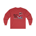 I do Matching Outfits, Christmas Matching Shirts, Christmas Shirts, Black Santa Shirt, Ultra Cotton Long Sleeve Tee