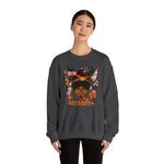 HALLOWEEN QUEEN Unisex Crewneck Sweatshirt GOOD VIBES SISTERHOOD