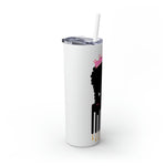 Soul Hair Afro Princess Skinny Tumbler with Straw, 20oz ACCESSORIES