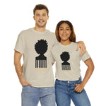 SOUL HAIR CURLY AFRO Cotton Tee of Unisex Heavy Cotton Tee CULTURAL WEAR