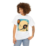 Ballon Girl, Graphic fun T-shirt, artistic shirt, custom design