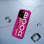 Betty Boop Pink Glitter Magnetic Tough Cases, Boop Lover, Betty Lover, Betty Boop Gift, Boop Lover Gift