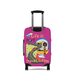 LIFE IS SHORT TRAVEL OFTEN Custom Luggage Cover Cultural Design ACCESSORIES