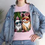 Cool Cats, custom graphic t-shirt, fun design, cute siamese cat shirts