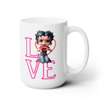 Betty Boop, Betty Boop Cup, Betty Boop Love, Valentine gift, Red Betty Boop, Coffee Cup, Betty Boop Gift, gift for girlfriend