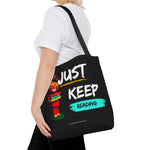 Copy of JUST KEEP READING Tote Bag UNISEX MESSENGER BAG  ACCESSORIES KIDS