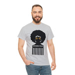 Soul Hair Retro Afro Heavy Cotton Tee of Unisex Heavy Cotton Tee