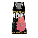 GOT HOPE FOR BROTHER Women's Cut & Sew Racerback Dress SISTERHOOD