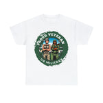 Proud Veteran Women Unisex Heavy Cotton Tee good vibes