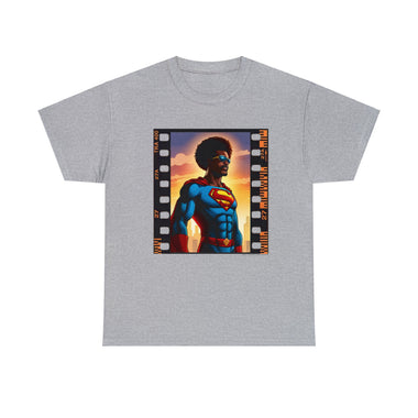 Black Super Man, Superman Shirt, Superman Tshirt, Black Super Hero, Super Hero Shirt