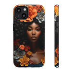 BEAUTIFUL BLACK WOMAN ORANGE Tough Cases ACCESSORIES