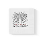 Customized Wedding Napkins White Napkins 001