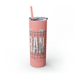 VETERAN  UNITED STATES ARMED FORCES Skinny Tumbler with Straw, 20oz VETERAN GIFTS ACCESSORIES