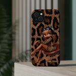 Betty Boop Leopard Cougar Print Magnetic Tough Cases, Boop Lover, Betty Lover, Betty Boop Gift, Boop Lover Gift